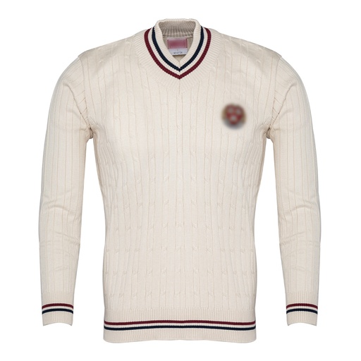 Harvard (Crème Cricket With Harvard Veritas Embroidery)