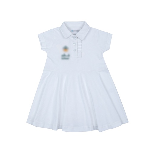 [UNI-3270] Juthoor Polo Dress (PKH-80C (WHT-REG)|JTH/1)