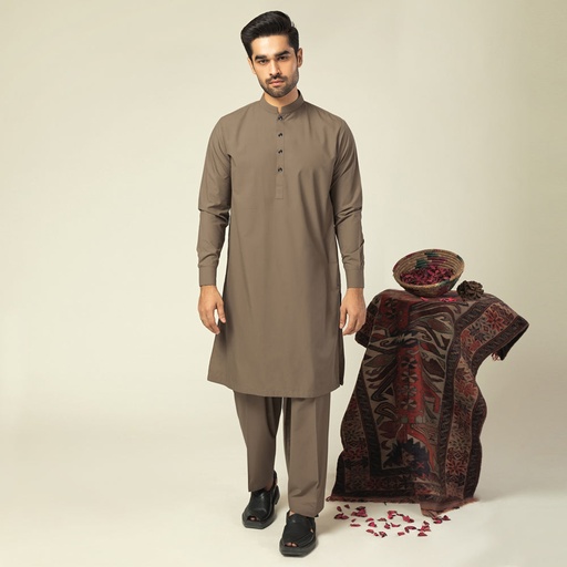 Men's Kameez Shalwar (RVLPSH-3|U3234/BND-CCF)