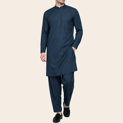 Men's Viscose Blend Kameez Shalwar (RVLPSH-4|U3234/BND-CCF)       