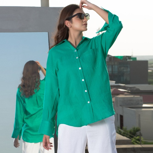 Women's Pure Linen Top (LIN-1147|1646)        