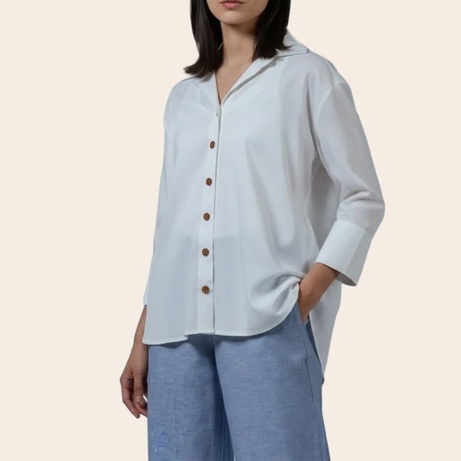 Women's Pure Linen Top (LIN-1222|1702)        