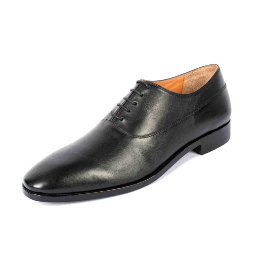 [UNI-2316|UNI0|0] Black Polished Leather Oxford (UENT-MW-7|MIS/1)