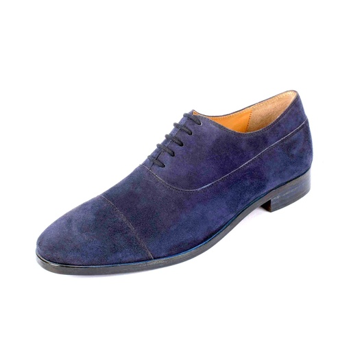 [UNI-2319|UNI0|0] Blue Suede Cap Toe Oxford (UENT-MW-10|MIS/1)