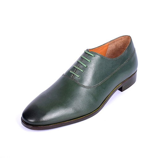 [UNI-2330|UNI0|0] Green Polished Leather Oxford (UENT-MW-21|MIS/1)