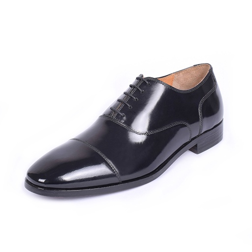 [UNI-2337|UNI0|0] Black Polished Leather Oxford (UENT-MW-28|MIS/1)