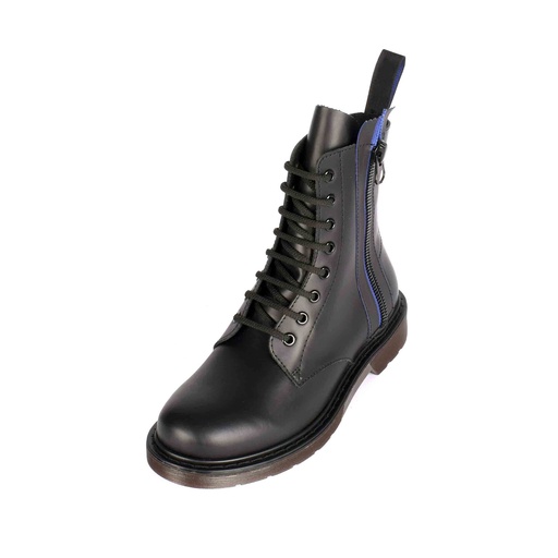 [UNI-2363|UNI0|0] Black Plain Leather Boot (PAK-SER-19-10-13796|MIS/1)