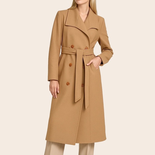 Women's Microfiber Over Coat (KNT-51|1665)       