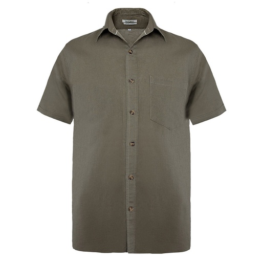 Men's Pure Linen Bushirt (LIN-1298|HSP)        