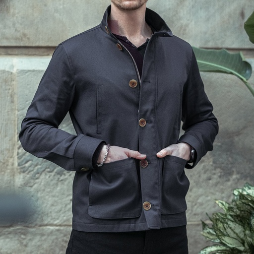 Men's Zipper Jacket (CTN-772|DRL)