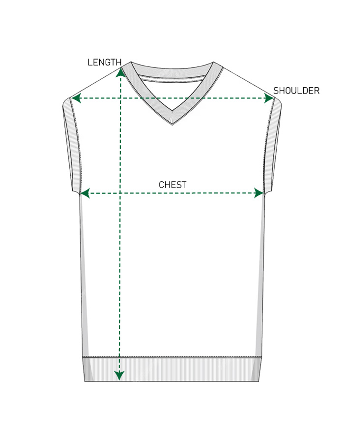 Men Sweater Sleeveless |POV |CDG